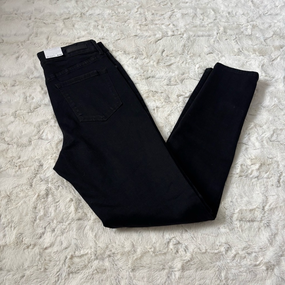 NWT Social Standard by Sanctuary Size 8/29 Black High Rise Skinny Jeans
